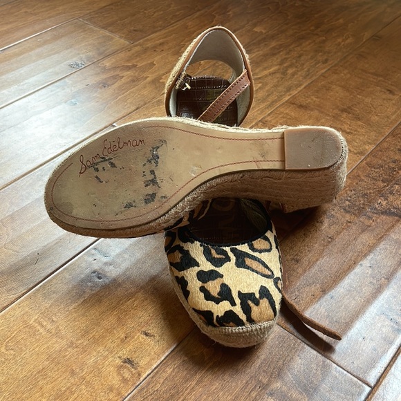 Animal print wedge sandals - Picture 6 of 6